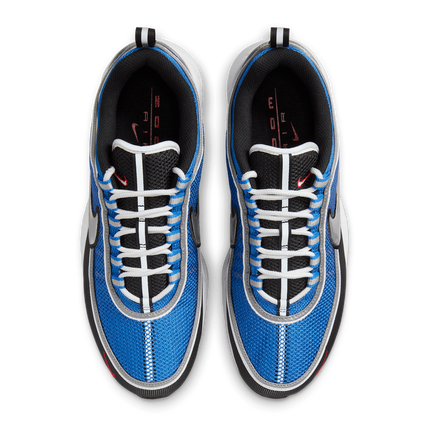 HF9117-400 Nike Air Zoom Spiridon Black and Signal Blue (Men's)