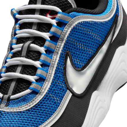 HF9117-400 Nike Air Zoom Spiridon Black and Signal Blue (Men's)