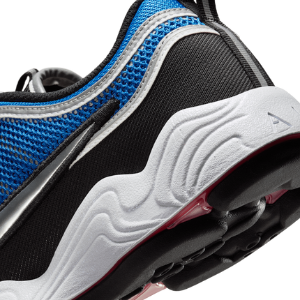 HF9117-400 Nike Air Zoom Spiridon Black and Signal Blue (Men's)