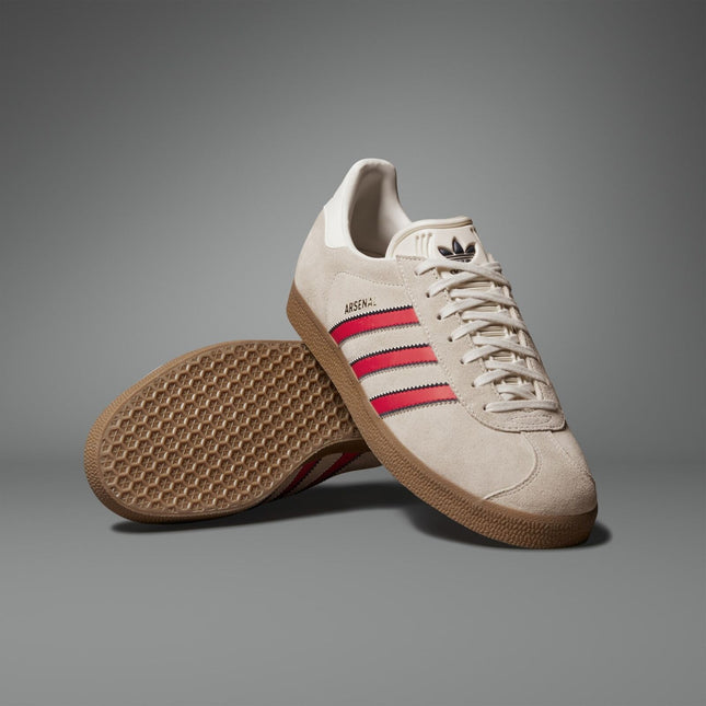 JS3042 Arsenal FC adidas Originals Gazelle Terrace Icons Off White Better (Men's