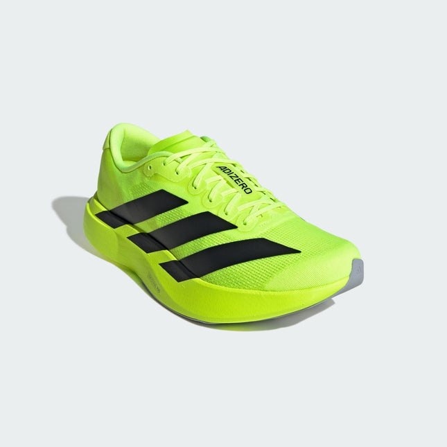 JR3416 adidas Adizero Evo SL Lucid Lemon Core Black Matte Silver (Men's)