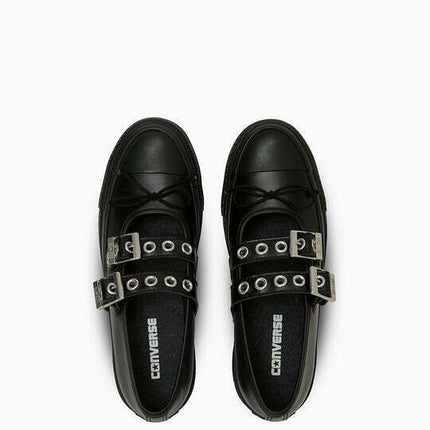 31315100 Converse All Star BL Manyeyelets OX Black (Women's)