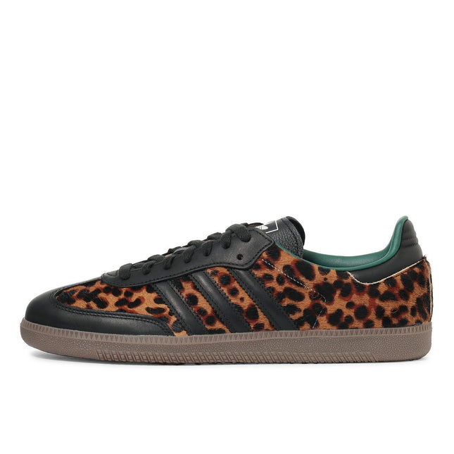 JI2735 adidas Originals Women's Samba OG Leopard Collegiate Green (Women's)