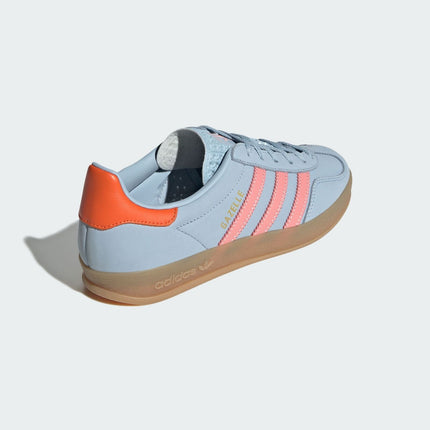 JI2720 adidas Originals Gazelle Indoor Wonder Blue Solar Orange Gum (Women's)