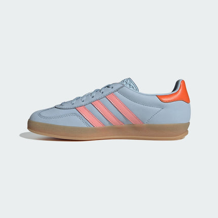 JI2720 adidas Originals Gazelle Indoor Wonder Blue Solar Orange Gum (Women's)