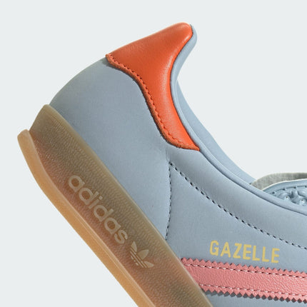 JI2720 adidas Originals Gazelle Indoor Wonder Blue Solar Orange Gum (Women's)