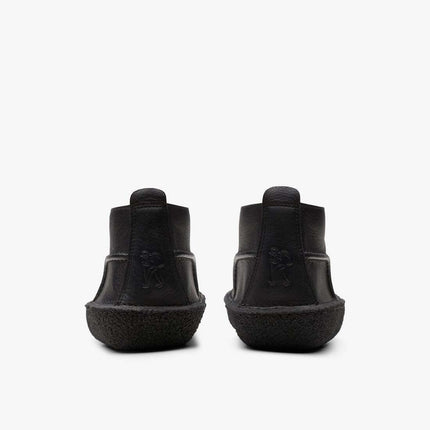 26180626 Clarks Desert Rain Black Leather (Men's)