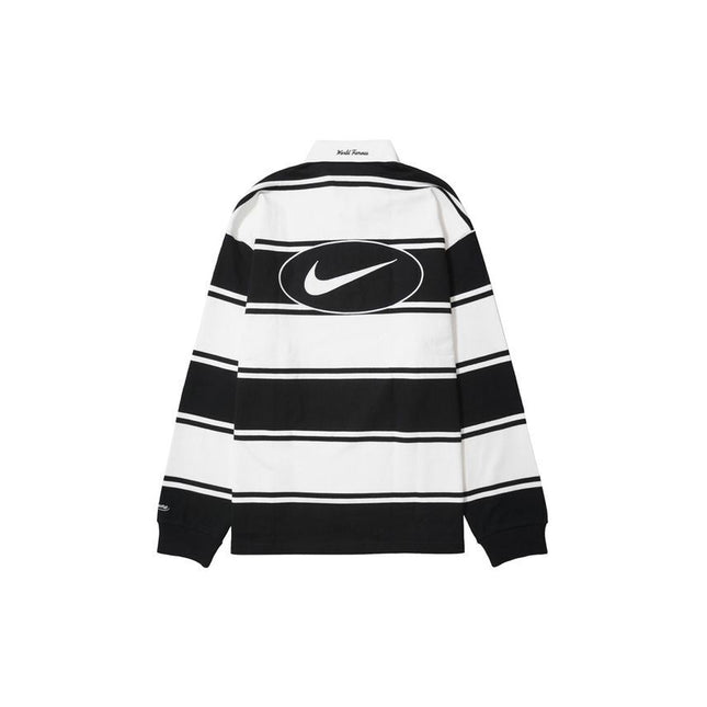 Supreme Nike Stripe Rugby Black