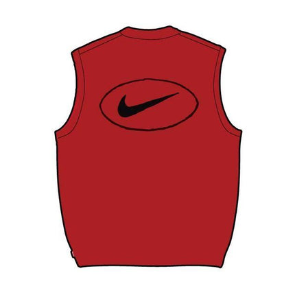 Supreme Nike Sweater Vest Red