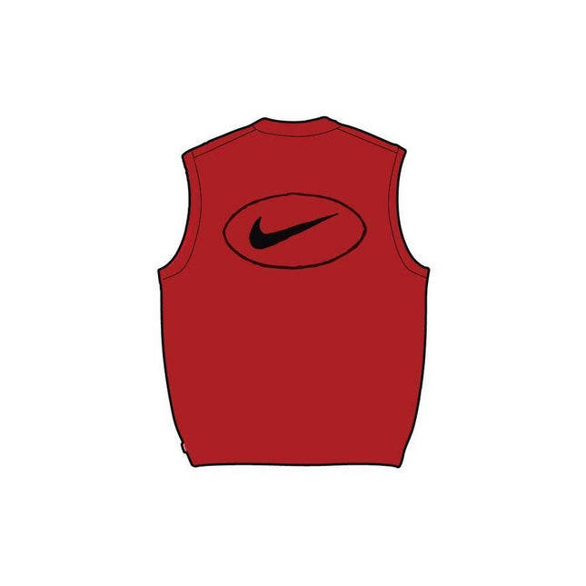 Supreme Nike Sweater Vest Red