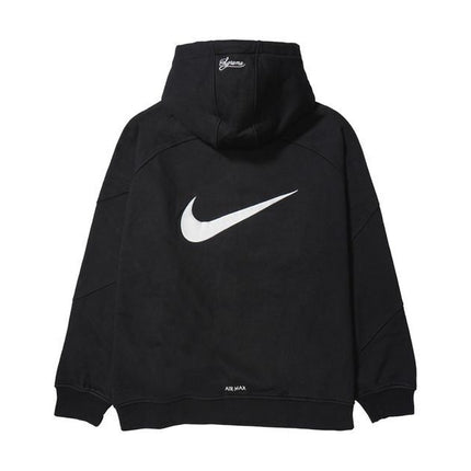 HF9633-010 Supreme Nike Zip Up Hooded Sweatshirt Black