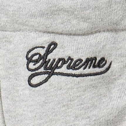 HF9633-063 Supreme Nike Zip Up Hooded Sweatshirt Heather Grey