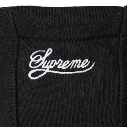 HF9633-010 Supreme Nike Zip Up Hooded Sweatshirt Black