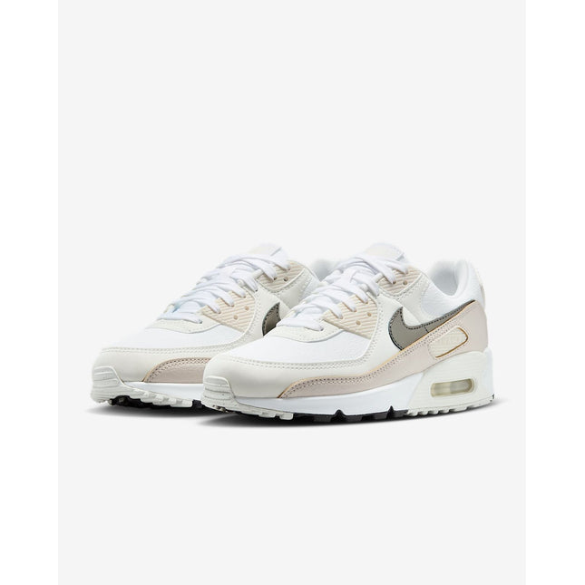 HM8128-101 Nike Air Max 90 White Flat Pewter (Women's)