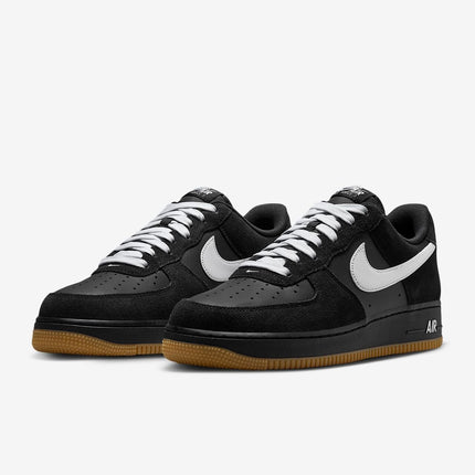 IB6388-001 Nike Air Force 1 '07 LV8 Black Gum Light Brown White (Men's)