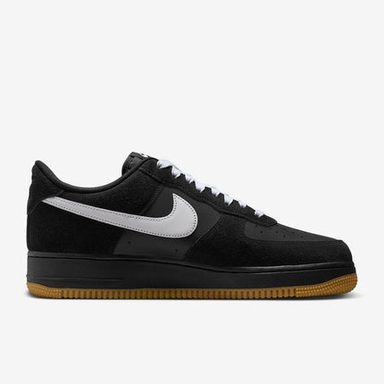 IB6388-001 Nike Air Force 1 '07 LV8 Black Gum Light Brown White (Men's)