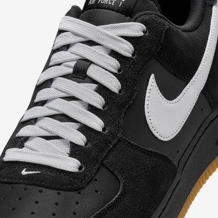 IB6388-001 Nike Air Force 1 '07 LV8 Black Gum Light Brown White (Men's)