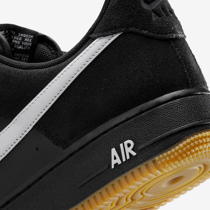 IB6388-001 Nike Air Force 1 '07 LV8 Black Gum Light Brown White (Men's)