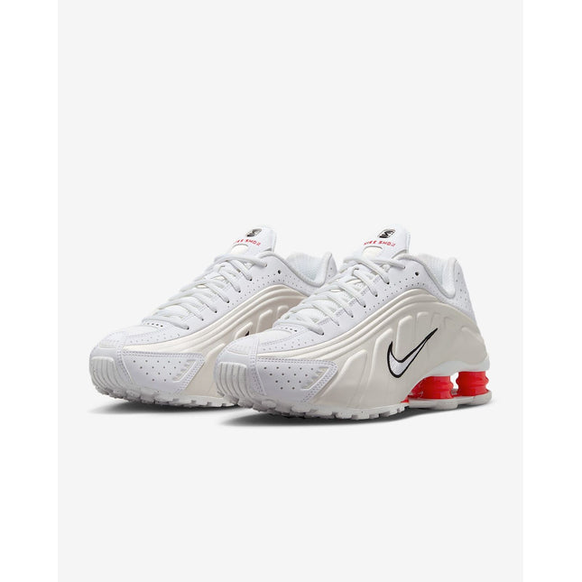 AR3565-103 Nike Shox R4 White Phantom Picante Red White (Women's)