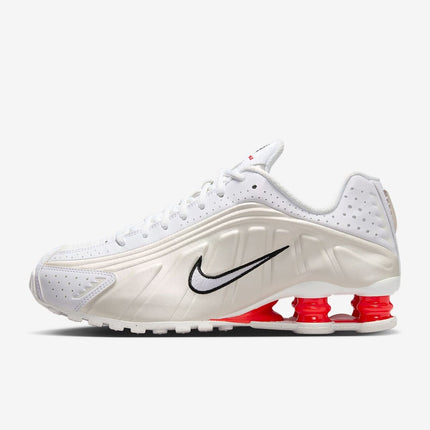 AR3565-103 Nike Shox R4 White Phantom Picante Red White (Women's)