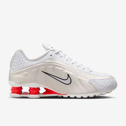 AR3565-103 Nike Shox R4 White Phantom Picante Red White (Women's)