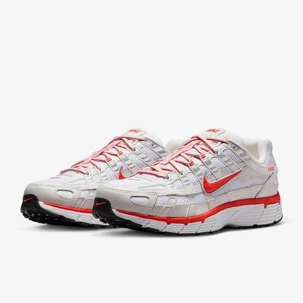 BV1021-107 Nike P-6000 White Platinum Tint Black Picante Red (Women's)