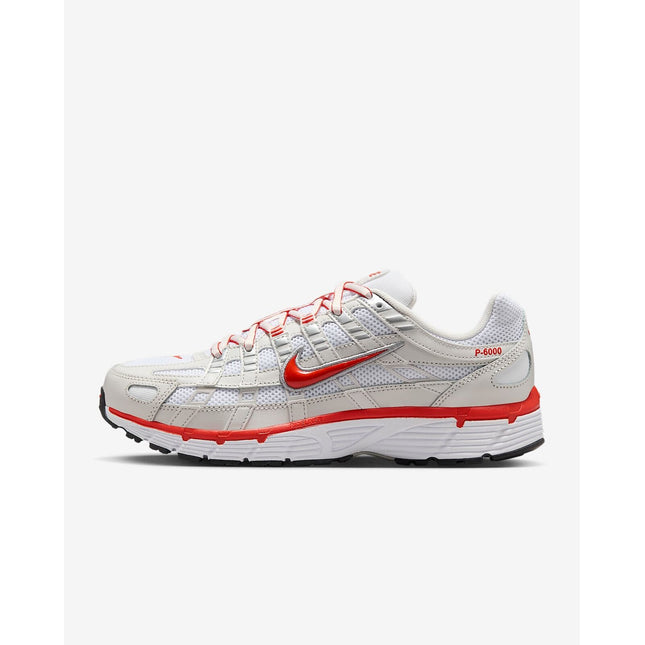 BV1021-107 Nike P-6000 White Platinum Tint Black Picante Red (Women's)