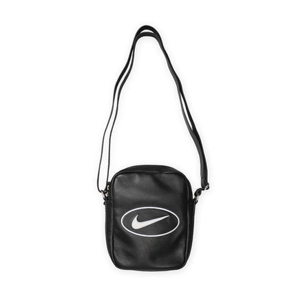 Supreme x Nike Leather Shoulder Bag Black HJ7964-045