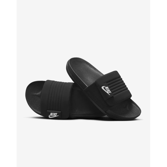 DQ9624-001 Nike Offcourt Adjust Slide Black Black White (Men's)