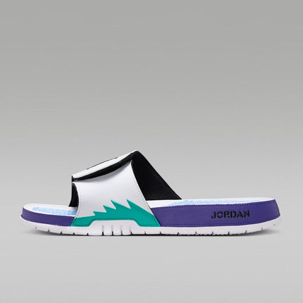 555501-103 Nike Jordan Hydro 5 Retro Slide White New Emerald Grape Ice  (Men's)