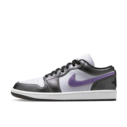 HJ5910-105 Nike Women's Air Jordan 1 Low Metallic Purple (Women's)