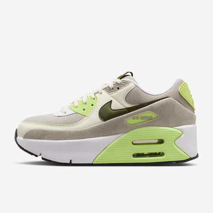 IB8061-100 Nike Air Max 90 LV8 White Pale Ivory College Grey Light Lemon (Men's)