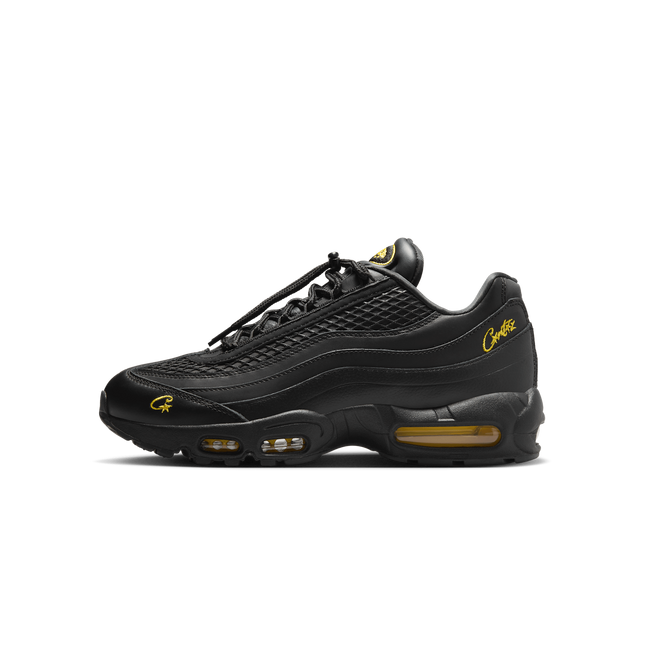 FB2709-003 Corteiz Nike Air Max 95 Black and Tour Yellow (Men's)