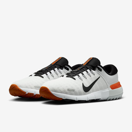 FN0332-103 Nike Free Golf Next Nature White Safety Orange Black (Men's)