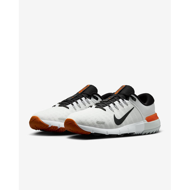 FN0332-103 Nike Free Golf Next Nature White Safety Orange Black (Men's)