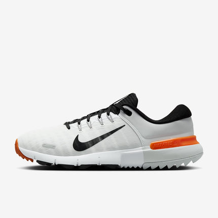 FN0332-103 Nike Free Golf Next Nature White Safety Orange Black (Men's)