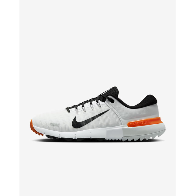 FN0332-103 Nike Free Golf Next Nature White Safety Orange Black (Men's)