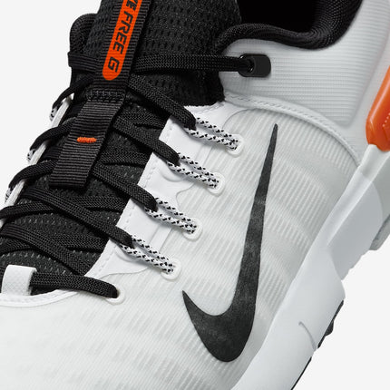 FN0332-103 Nike Free Golf Next Nature White Safety Orange Black (Men's)