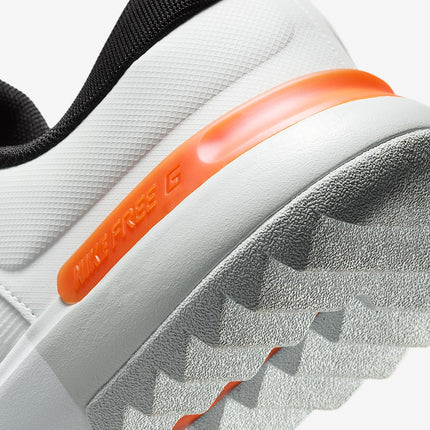 FN0332-103 Nike Free Golf Next Nature White Safety Orange Black (Men's)