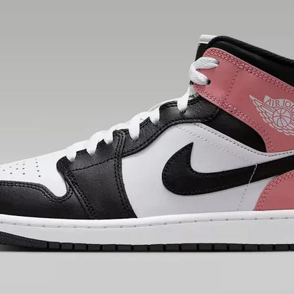 DQ8426-100 Nike Air Jordan 1 Mid White Rust Pink Black (Men's)