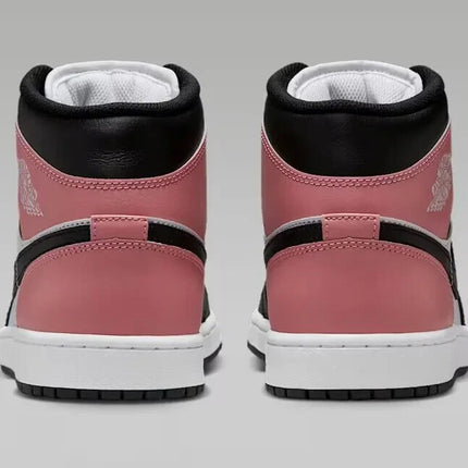 DQ8426-100 Nike Air Jordan 1 Mid White Rust Pink Black (Men's)