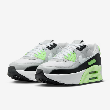 FD4328-002 Nike Air Max 90 LV8  Shoes  Photon Dust Lime Blast  Black (Women's)
