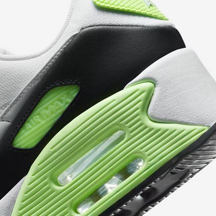 FD4328-002 Nike Air Max 90 LV8  Shoes  Photon Dust Lime Blast  Black (Women's)