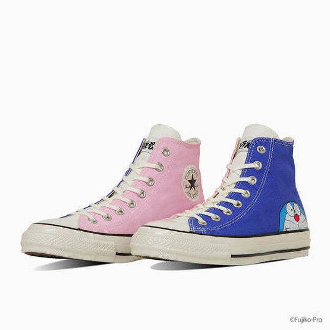 31315000 DORAEMON Converse All Star Aged FP Hi Blue White Pink (Men's)