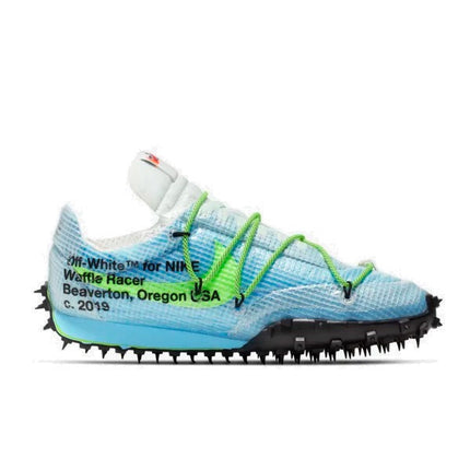 CD8180-400 Off-White �~ Nike Waffle Racer Vivid Sky  (Women's)