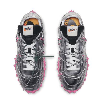 CD8180-001 Off-White�~Nike Waffle Racer Vivid Black (Women's)