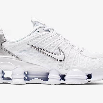 AV3595-100 Nike Shox TL White Metallic Silver (Men's)