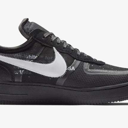 AO4606-001 Off-White �~ Nike Air Force 1 Low Black (Men's)