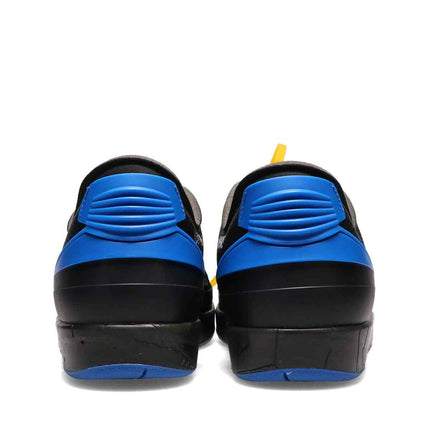DJ4375-004 Off-White �~ Nike Air Jordan 2 Low  Black and Varsity Royal (Men's)
