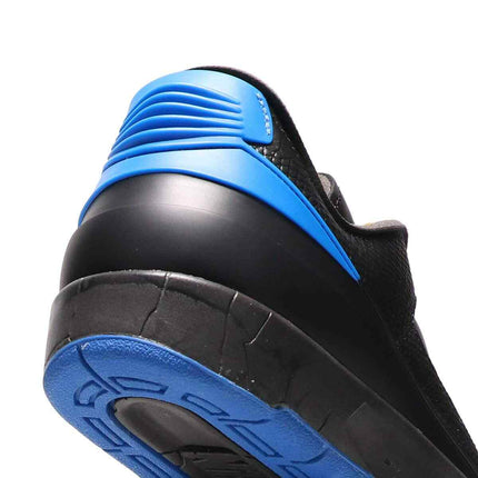 DJ4375-004 Off-White �~ Nike Air Jordan 2 Low  Black and Varsity Royal (Men's)